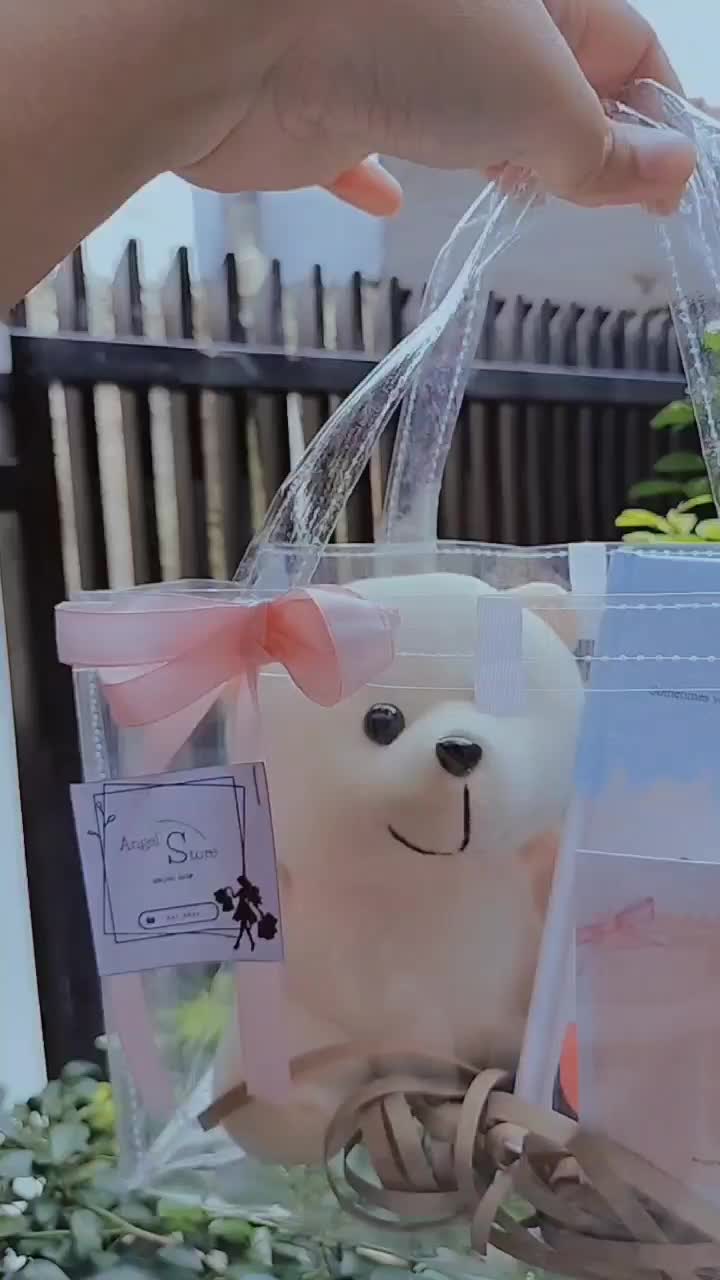 Hampers Tas Jinjing Boneka Lucu, Bag Hampers Graduation, Bag Hampers Ulang tahun, Bag Hampers Hari - Hari Spesial Gift/ Hadiah