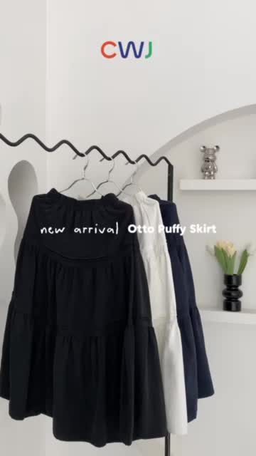 CWJ OTTO PUFFY VELVET SKIRT / Rok Panjang Wanita / Rok Suede Premium / Rok Basic / Rok A-Line / Maxi Skirt