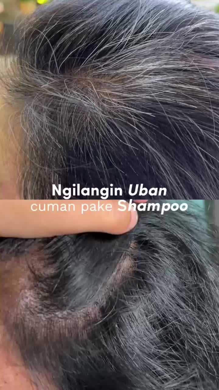 My Iwe Hair Coloring Shampoo Sampo Penghitam Rambut Uban Shampo Anti Uban