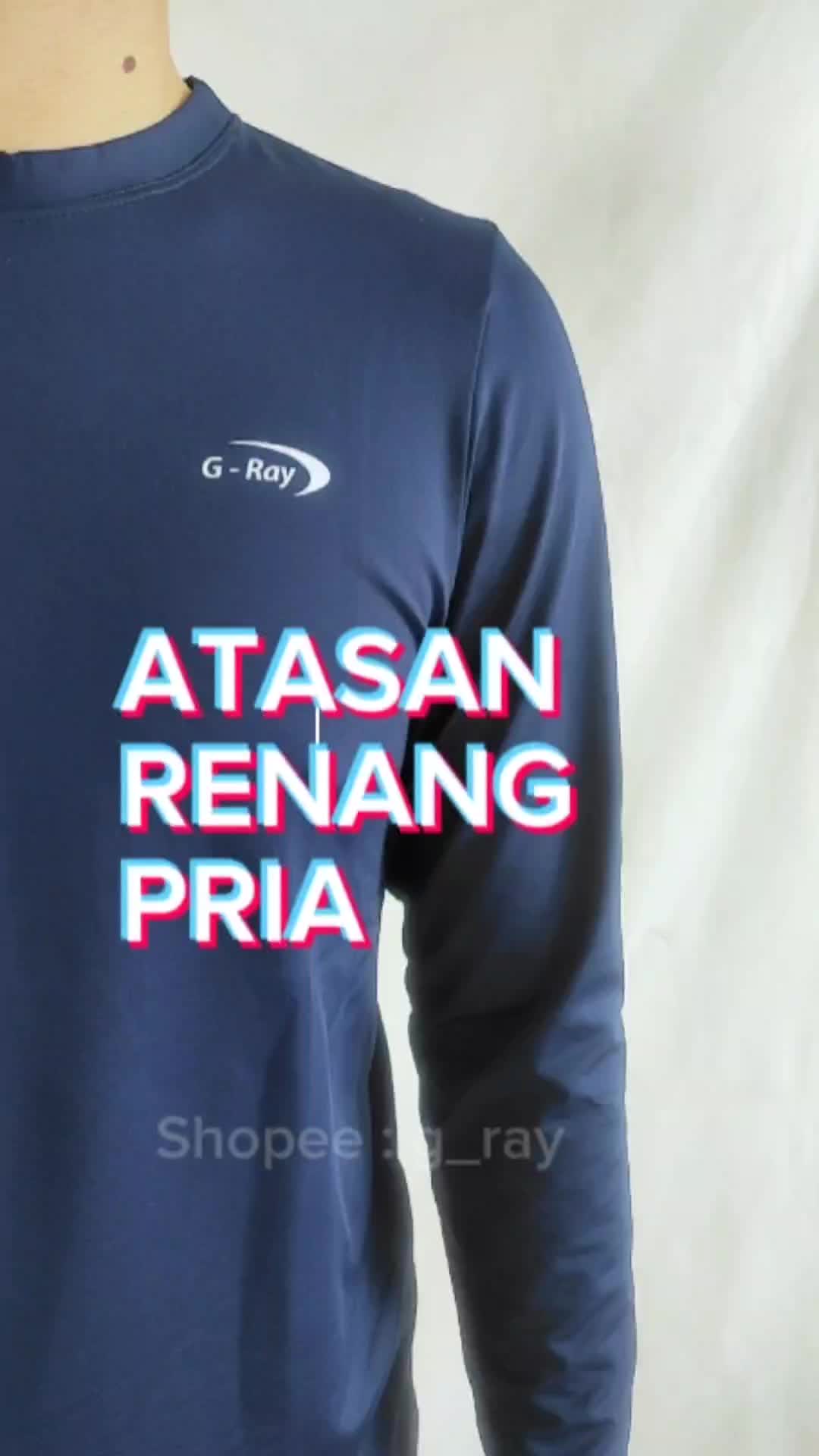 Atasan Baju Renang Pria Dewasa Cowok Lengan Panjang | G-Ray