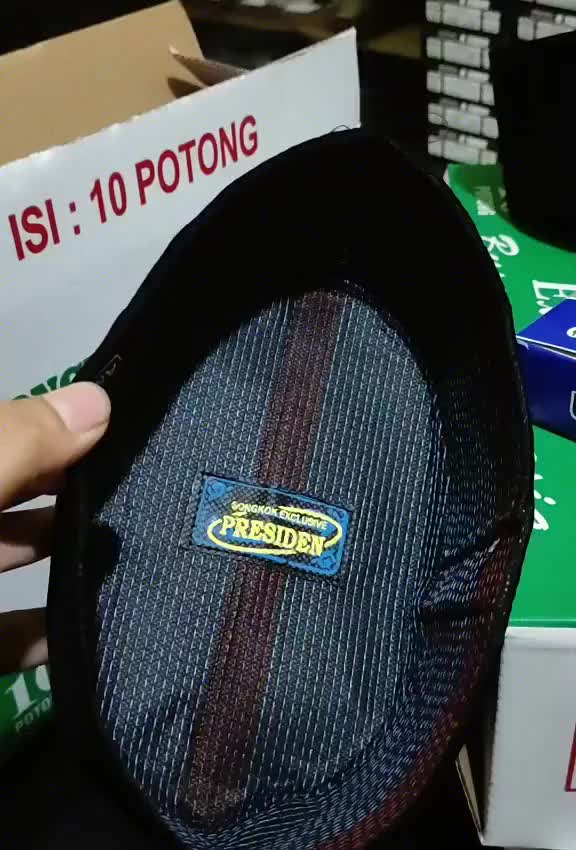 PECI SONGKOK NASIONAL Songkok Hitam Anak dan Dewasa Songkok Nasional Anak/Dewasa Songkok Bludru GERATIS BORDIR NAMA Peci Muslim Lembut Koko peci hadroh songkok putih Panjang Baju