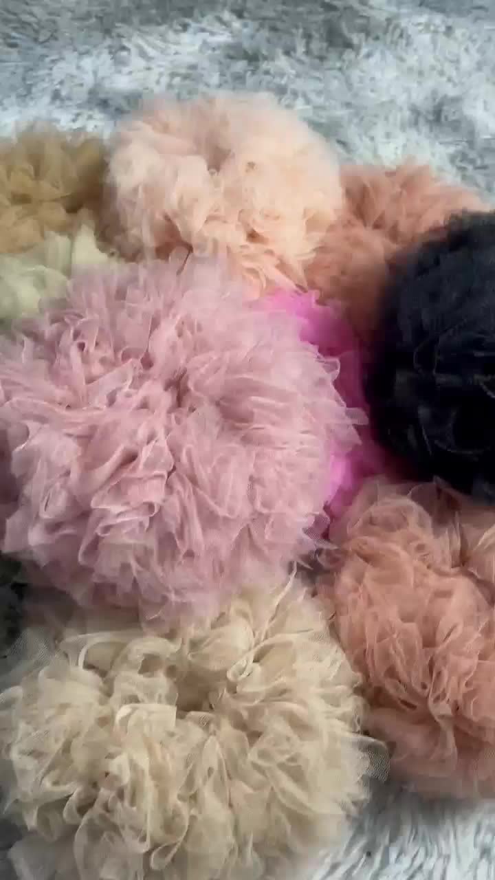 Scrunchie Almushoffa Ikat Rambut Anti Pusing dengan Karet Elastis - Varian Random