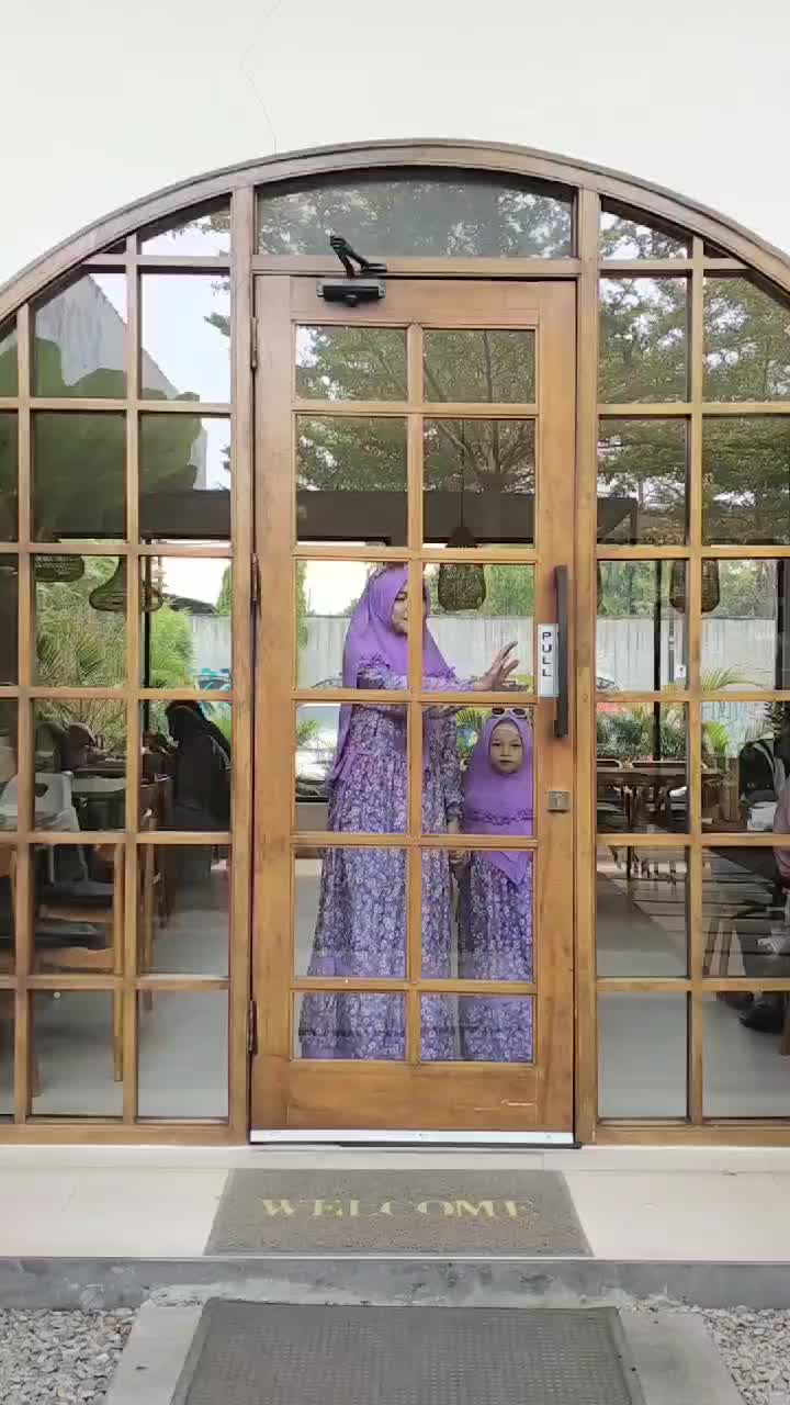Sumayyah Gamis Ibu & Anak Syar'i Motif Bunga 2 Layer Free Hijab Shakila Katun Best Seller Dewasa Remaja Lebaran Dress
