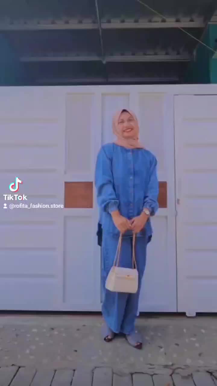 Pakaian Wanita Berbagai Ukuran sampai Jumbo BB 100 Kg One Set Jeans Premium Vanka Set Jeans  Busui