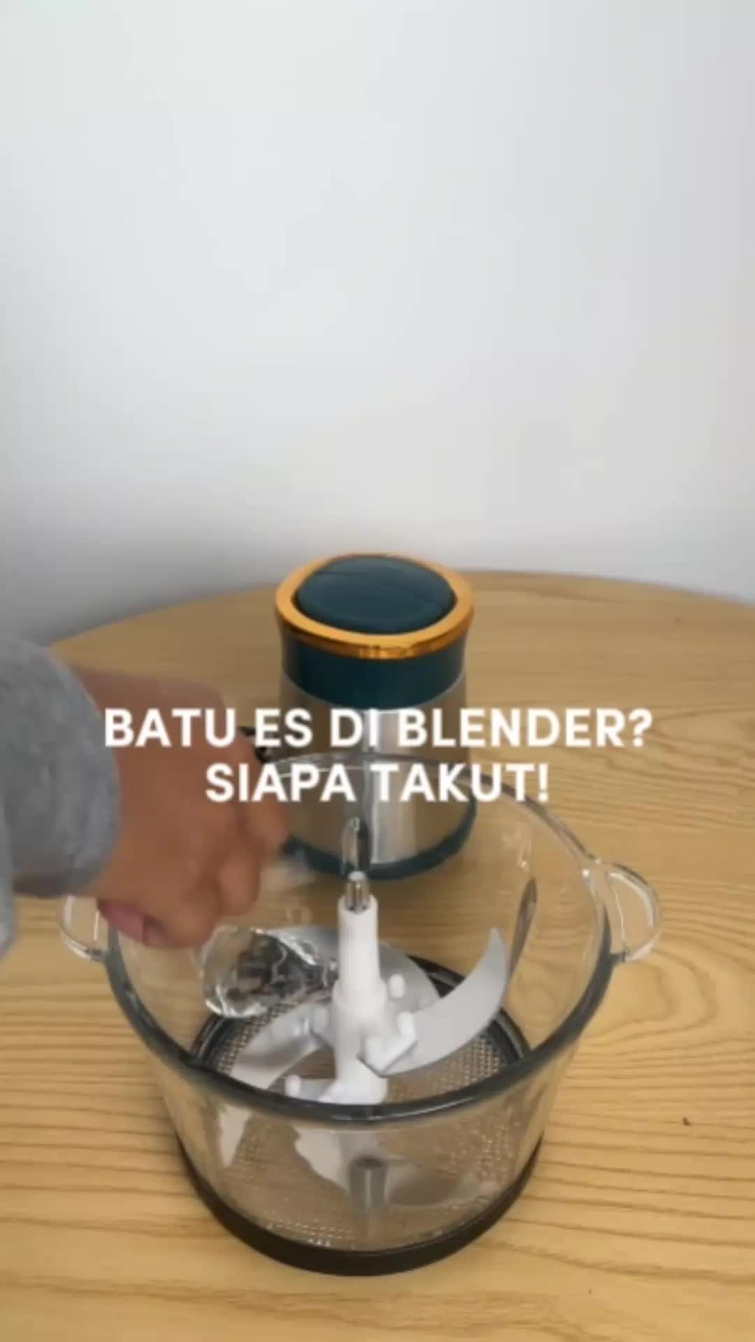 [LIVE SPESIAL] Luna 300W Food Chopper Kaca 2L SNI Food Processor Multifungsi Penggiling Daging 2 Speed Garansi 1 Tahun