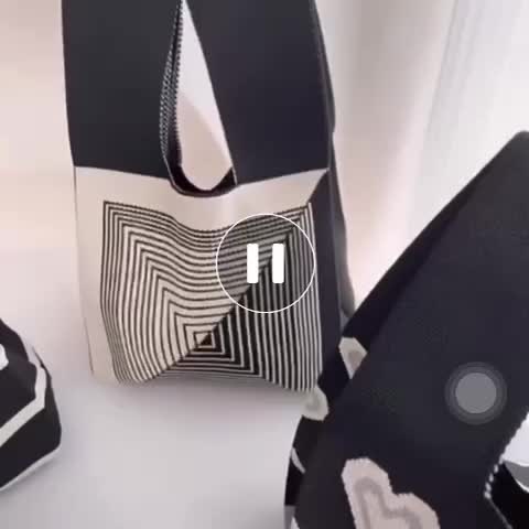 Tas Wanita Fashion Korean Style Totebag Cantik & unik tote bag rajut tebal handmade