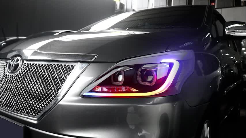 HEAD LAMP - TOYOTA GRAND INNOVA 2012-2015 - 4 BILED PROJECTOR - RGB