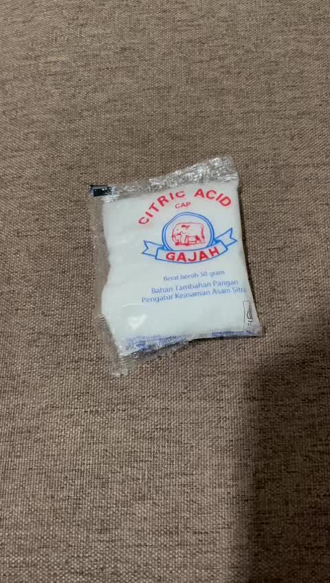 citric acid cap gajah asam citrun sitrun zuur pemutih pembersih