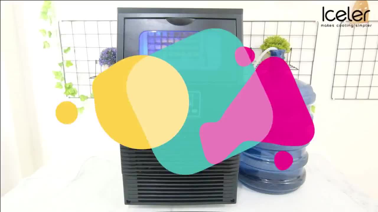 Mesin Es Batu 40kg perhari Iceler Ice Cube Maker untuk Cafe