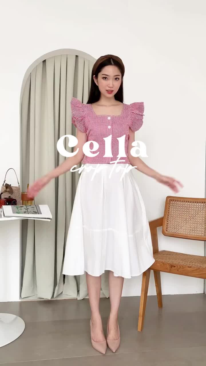 NAMARI - Cella Top PETITE - Baju Blouse Fitted Wanita Kecil