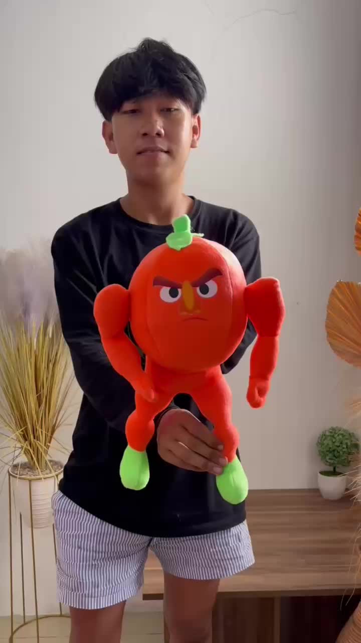 BONEKA ANOMALI JERUK UDINDIN DINDUN MADIN DINDINDUN UKURAN 40CM PAKAI LAMPU LED