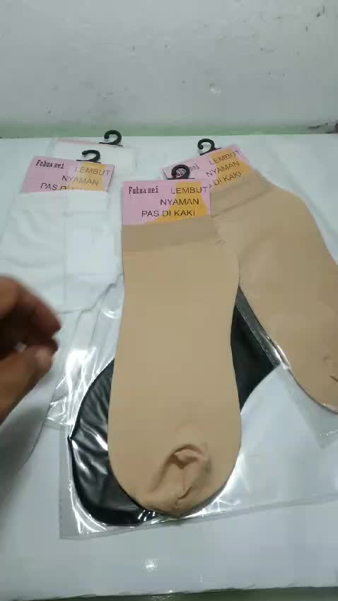 KAOS KAKI PUTIH PENDEK TIPIS STOKING WANITA Lembut Katun Stocking Semata Kaki Dewasa