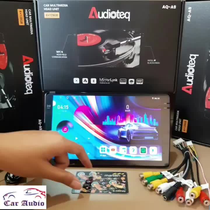 ANDROID 9 INCH AUDIOTEQ RAM 4/128 GB - NFC - INCELL BLACK SCREEN HEAD UNIT ANDROID 9" AUDIOTEQ TERBARU HARGA PROMO