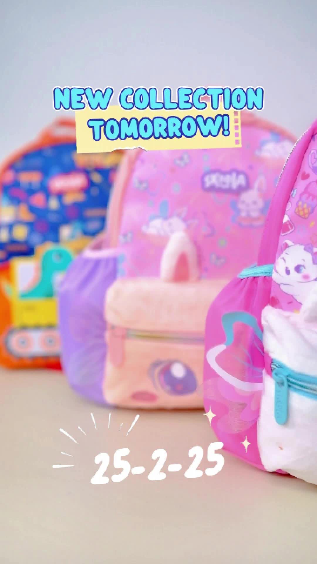 Skoola Tas Sekolah Anak PAUD Laki - Laki Fashion Ransel Keren Dino Exca - Teeny