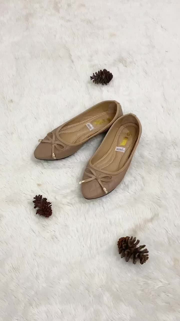 Andas Andis - Sepatu Flatshoes Wanita Flat Shoes Karet Kanela ballet  shoes