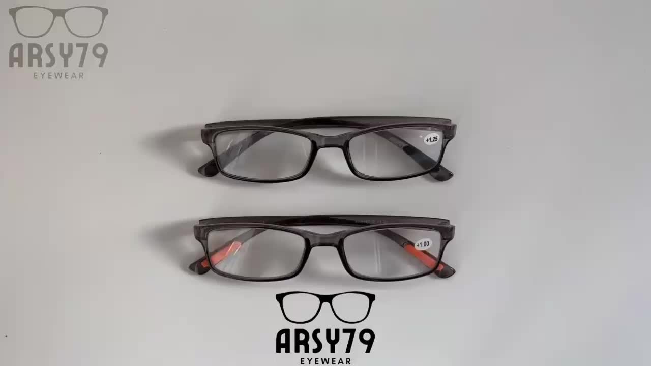 Kacamata Baca Plus Pria Asli Lensa Kaca Super Fokus Elastis Anti Patah UNISEX - ARSY79 Box