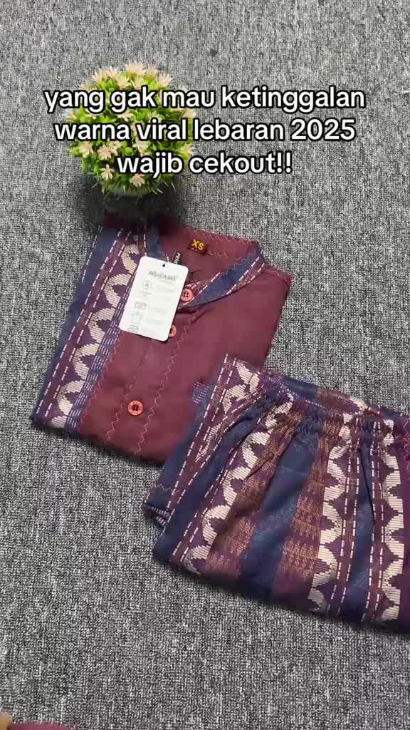 Setelan Baju Koko Anak  Cowok Sarkoci / Sarung  Celana Koko Peci (SARKOCI) lengan Pendek A&J  Katun