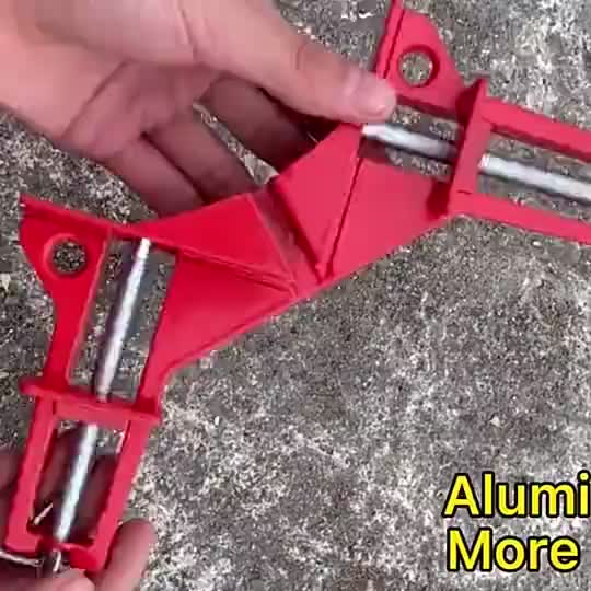 Corner Clamp Sudut Penjepit Sudut Frame Kaca Kayu Angle 90 Derajat Max Range 75mm diy woodworking Penjepit Kayu Kaca / Mini Clamp 3" Siku L Atau T Klem Sudut kayu Corner Craft Woodworking DIY catok siku clamp corner