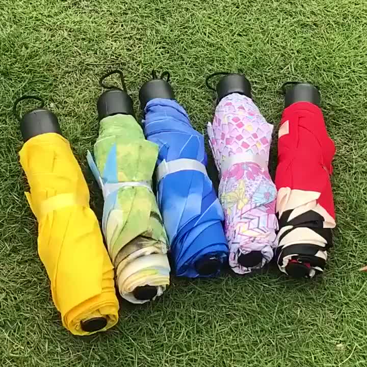 Payung Lipat Motif Mini Pocket Umbrella payung  unair payung  lipat  tebal  kuat Anti Karat
