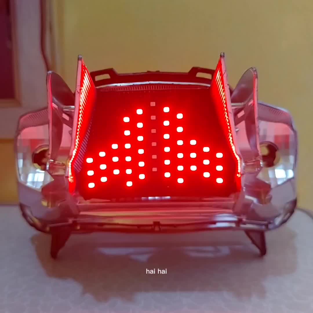 LAMPU STOP RUNNING BEAT DELUXE GEN 2 NEW 2024 2025 8 MODE PEMASANGAN PNP