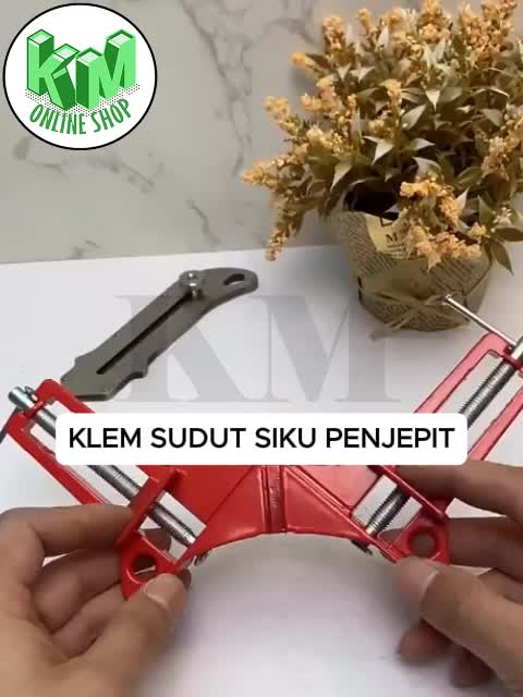Sudut Siku Penjepit 90 Derajat untuk Frame Kayu dan Kaca Aluminium Corner Clamp Klem