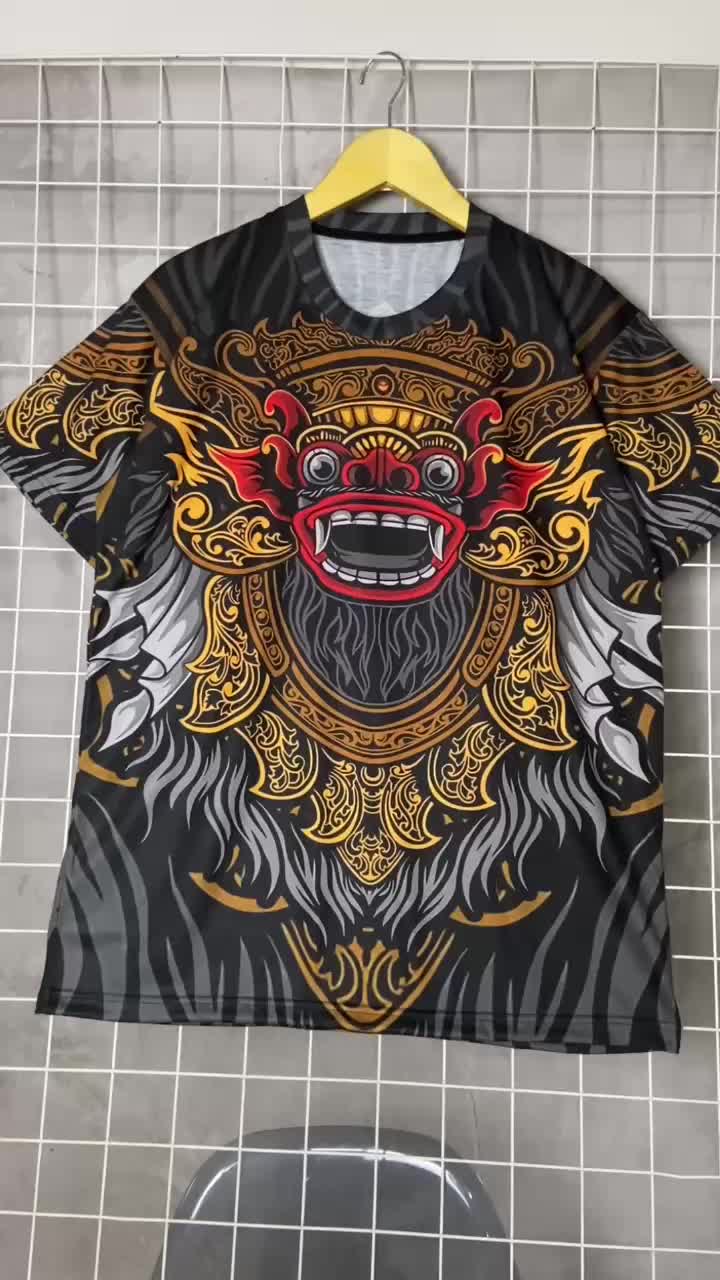 Kaos Fullprint Lengan Pendek – Barong Bali