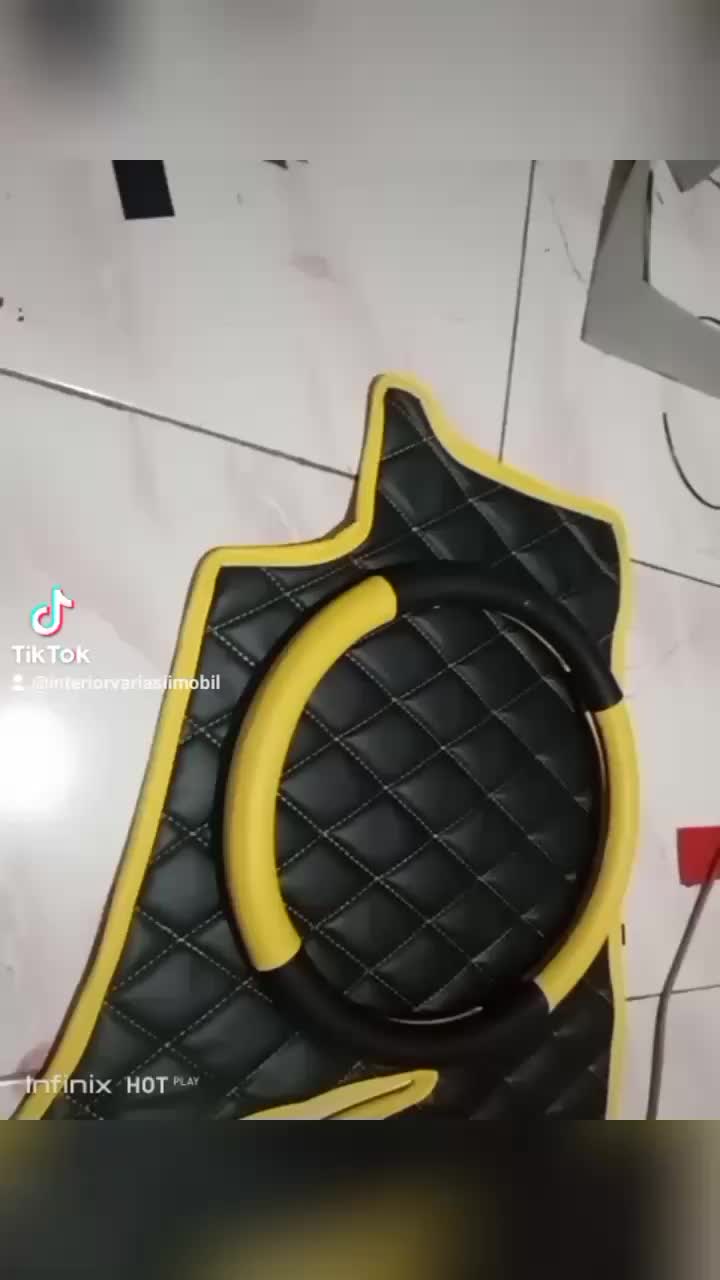 Cover dashboard kulit + Sarung Stir MobiL Avanza&Xenia New Car Kendaraan Blue tongkat prosneling jok kulit mobil garansi produsen 【brown】neck pillow+lumbar support  dasbor coverstirmobil canter stirmobil stirmobilkulit sparco  pen avanza synthetic fiber s