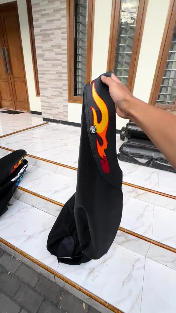 Kulit jok motor api vietnam V1 sudah di jahit tinggal pasang Original by HAMJOK