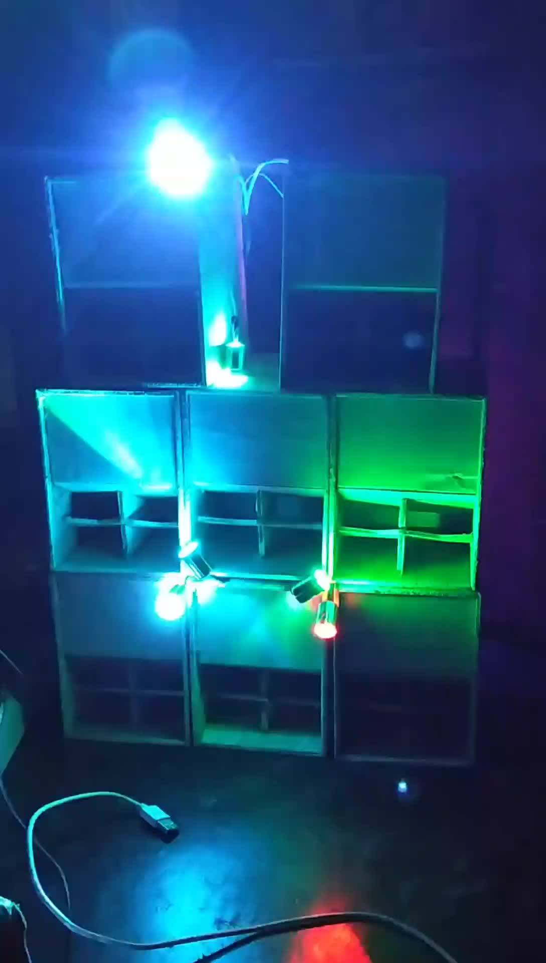 lighting mini usb 4lampu kedip kedip