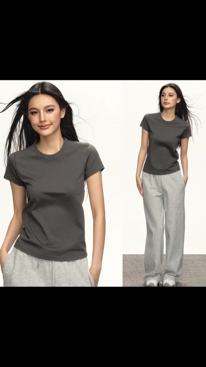 GET PREMIUM - KAOS POLOS WANITA COTTON COMBED / T SHIRT COTTON COMBED / KAOS SLIM FIT / KAOS PREMIUM Basic Katun Top Baju Panjang Hitam Atasan Tee Pendek  Oversize  Oversize baju  wanita Tshirt baju jkt48