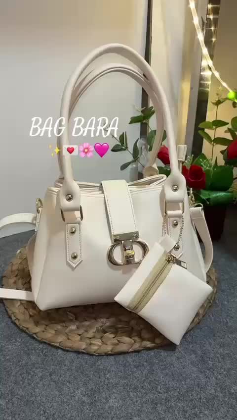 Tas Jinjing Wanita Nara 2 In1 Kombinasi 3 Rungan Model Tas Fahion Terbaru Free Dompet Koin Slingbag Selempang Kulit