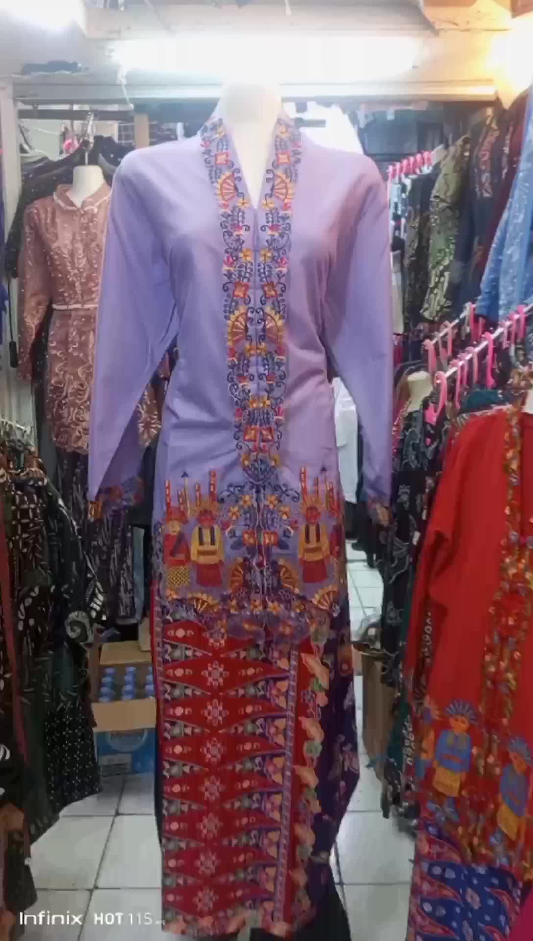 KEBAYA ENCIM ONDEL BETAWI ATASAN SAJA BAHAN TOYOBO