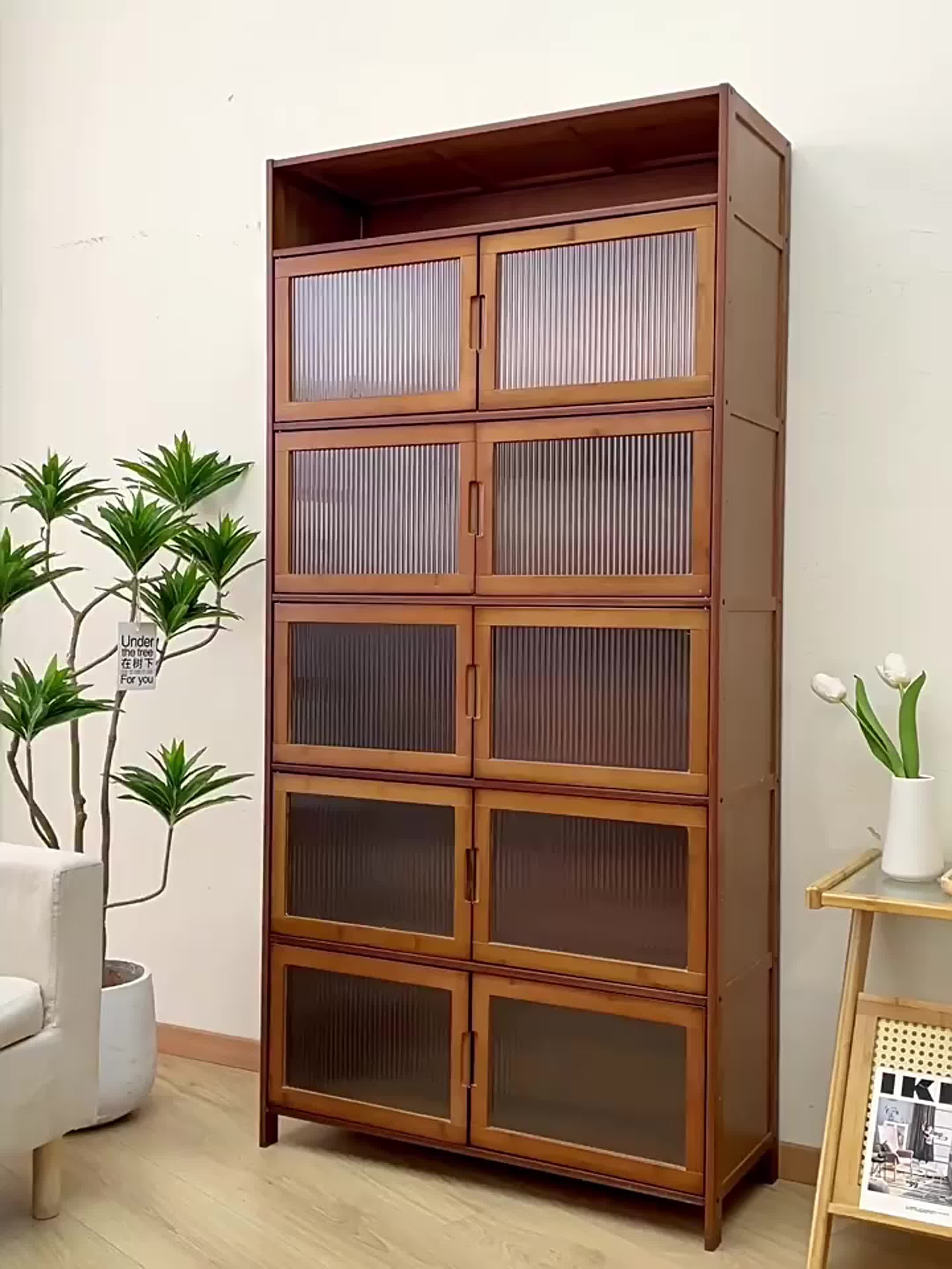 LOVE Lemari Pakaian & Penyimpanan Kayu Rak Gabungan Jaring Bernapas Rak Susun Serbaguna Minimalis Rak Tertutup untuk Pakaian & Barang Diskon Kabinet Wardrobe Storage Cabinet Lemari Aesthetic Furniture Pintu