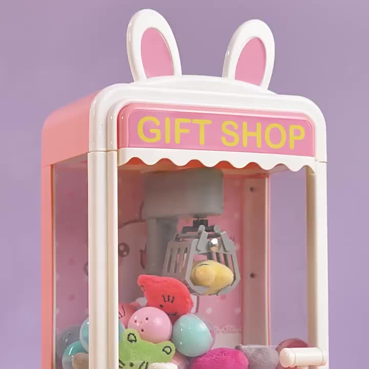 Mainan Mesin Capit Claw Machine dengan Lampu dan Musik Permainan Menangkap Boneka