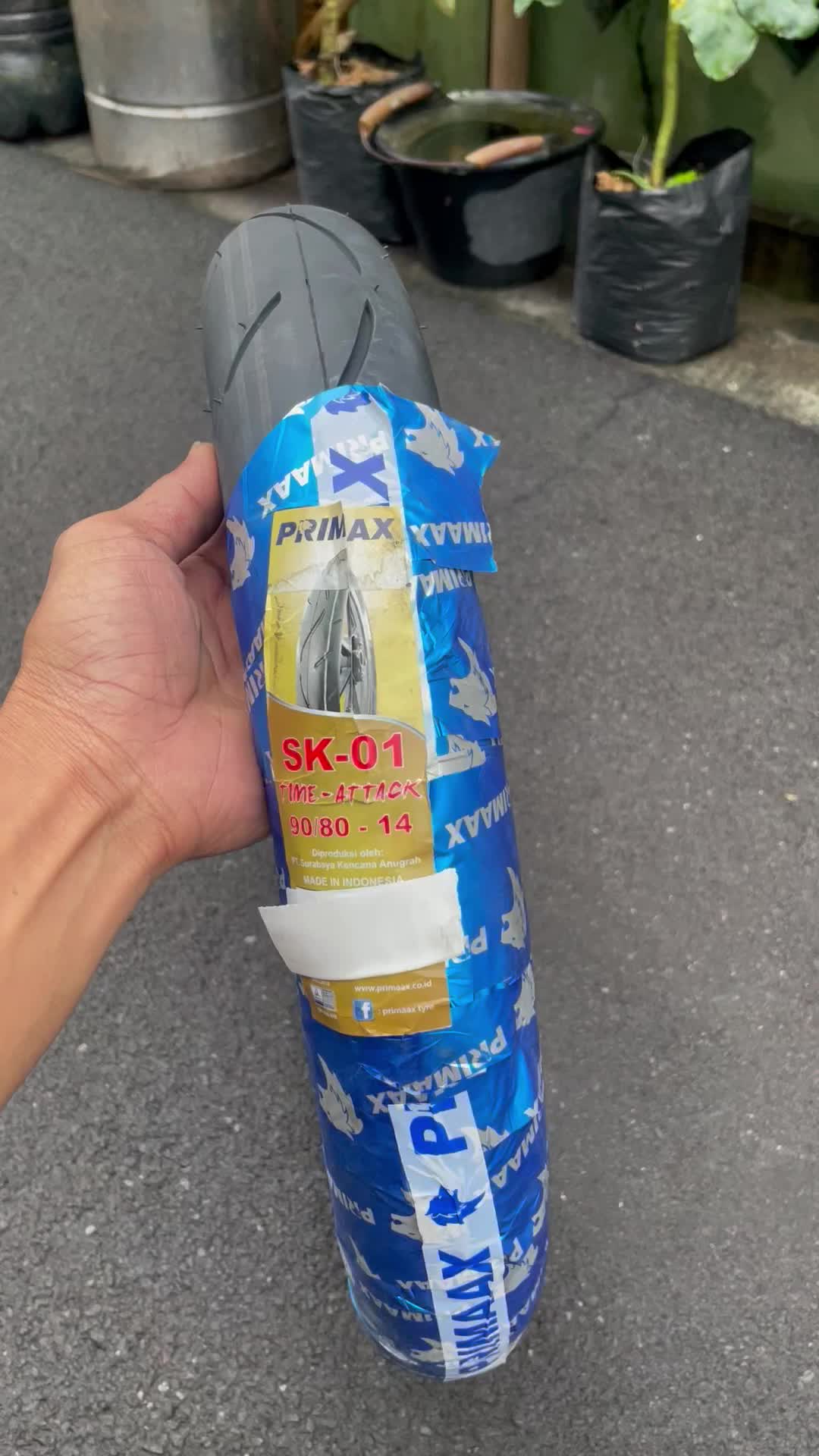 Ban Primax SK 01 (MATIC BUKAN TUBLES) ukuran 90 80 atau 80 80 mio Accessories Motor  Motorcycle