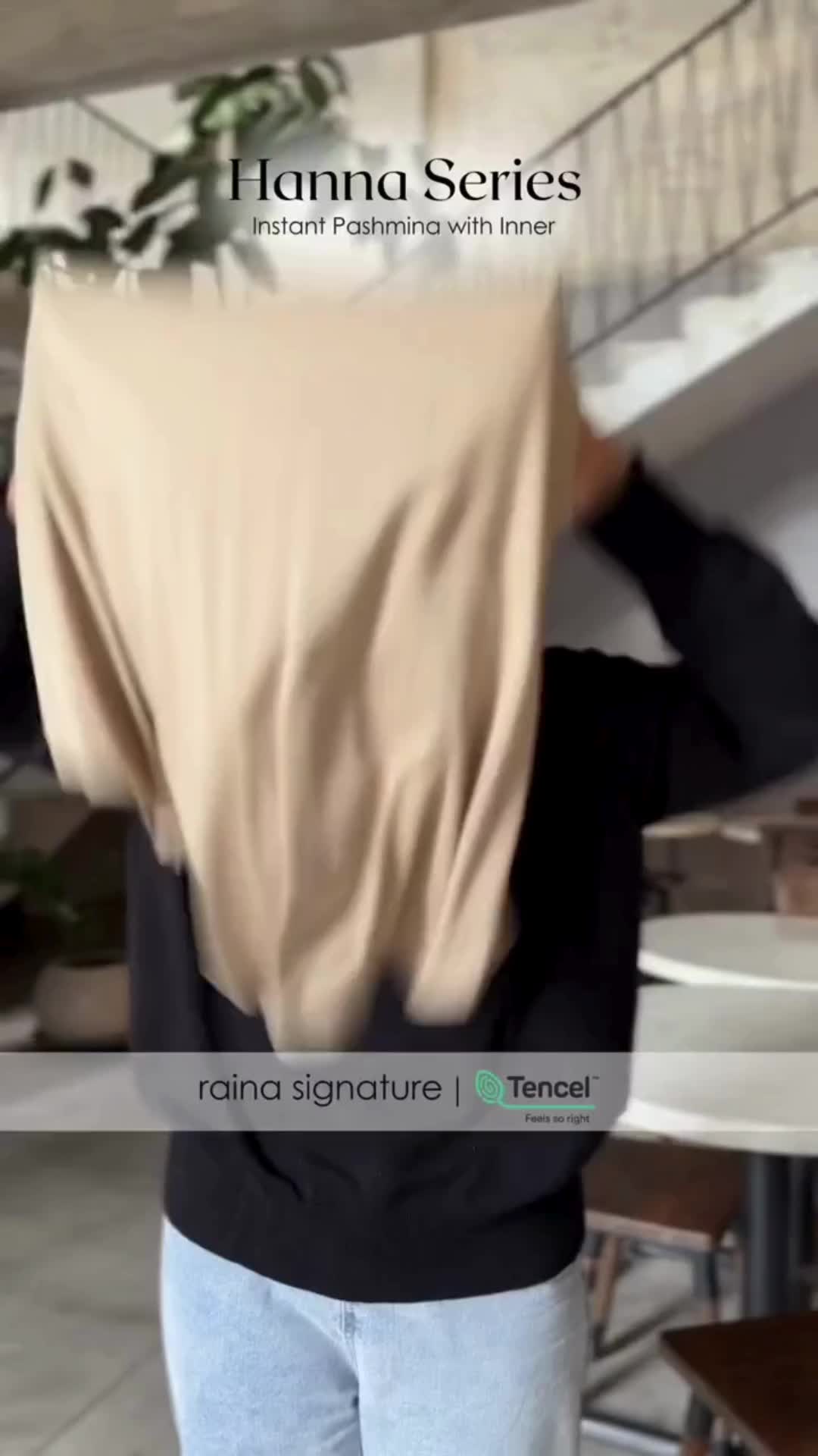 Raina Signature - Hanna TENCEL Pashmina Inner Oval