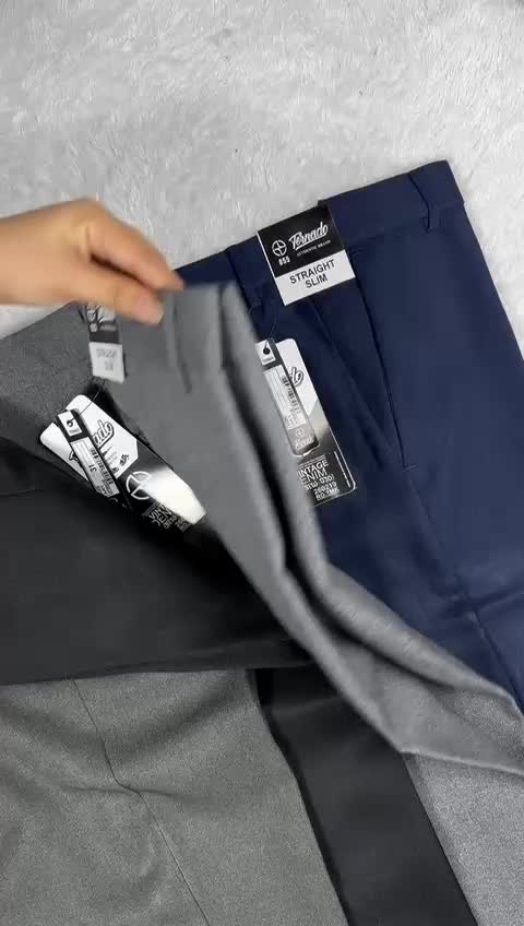 Celana Panjang Kerja Kantor Pria Formal Nyaman Bahan Semi Wool Anti Kusut Premium Slimfit Hitam 27-38 Cod