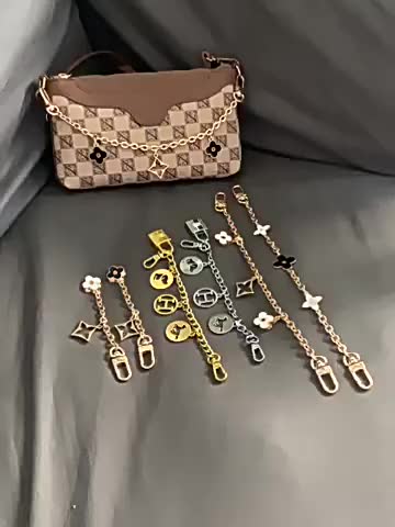 RS07 [ENNE] H'ME CHAIN Rantai Sambungan Tali Tas Bag Dompet Kunci Stainless Premium Estetik 5 Liontin