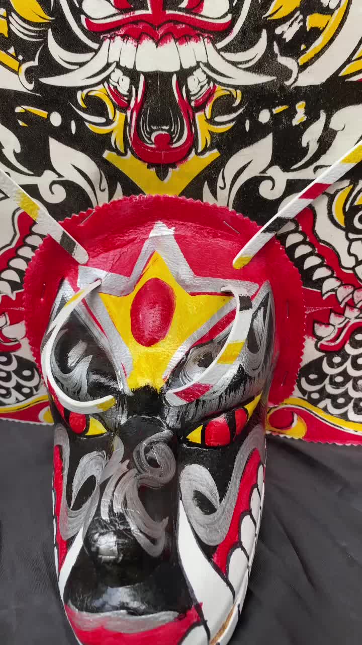 PROMO BARONGAN DEVIL Sungut Full Kayu Asli Ukuran 14 Bonus Kemul Panjang Dan Pentul Tinggal Pakai Barongan Versi Devil Kayu Bonus Kemul Panjang Mahkota Tinggal Pakai Ukuran Anak