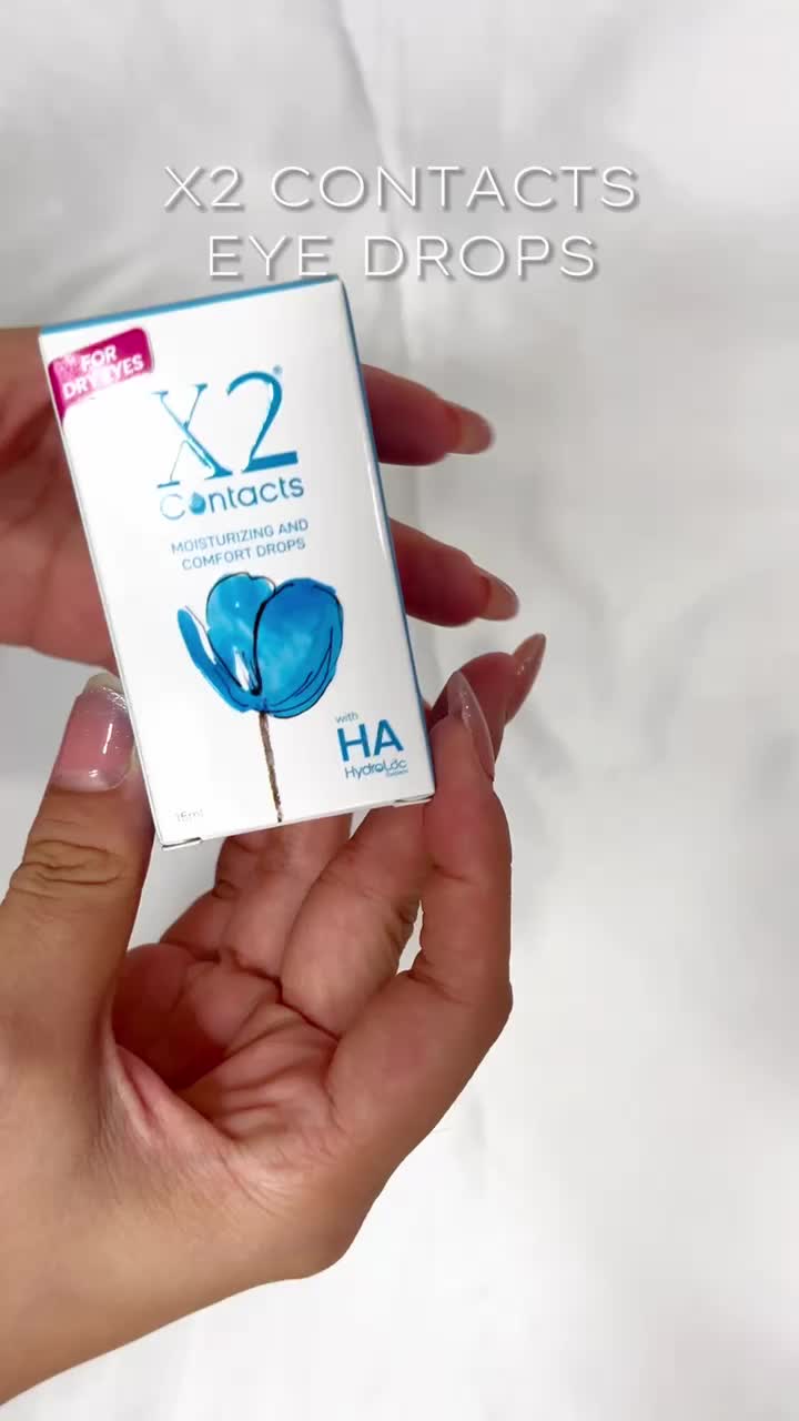 X2 Contact 15ml Eye Drops Tetes Softlens