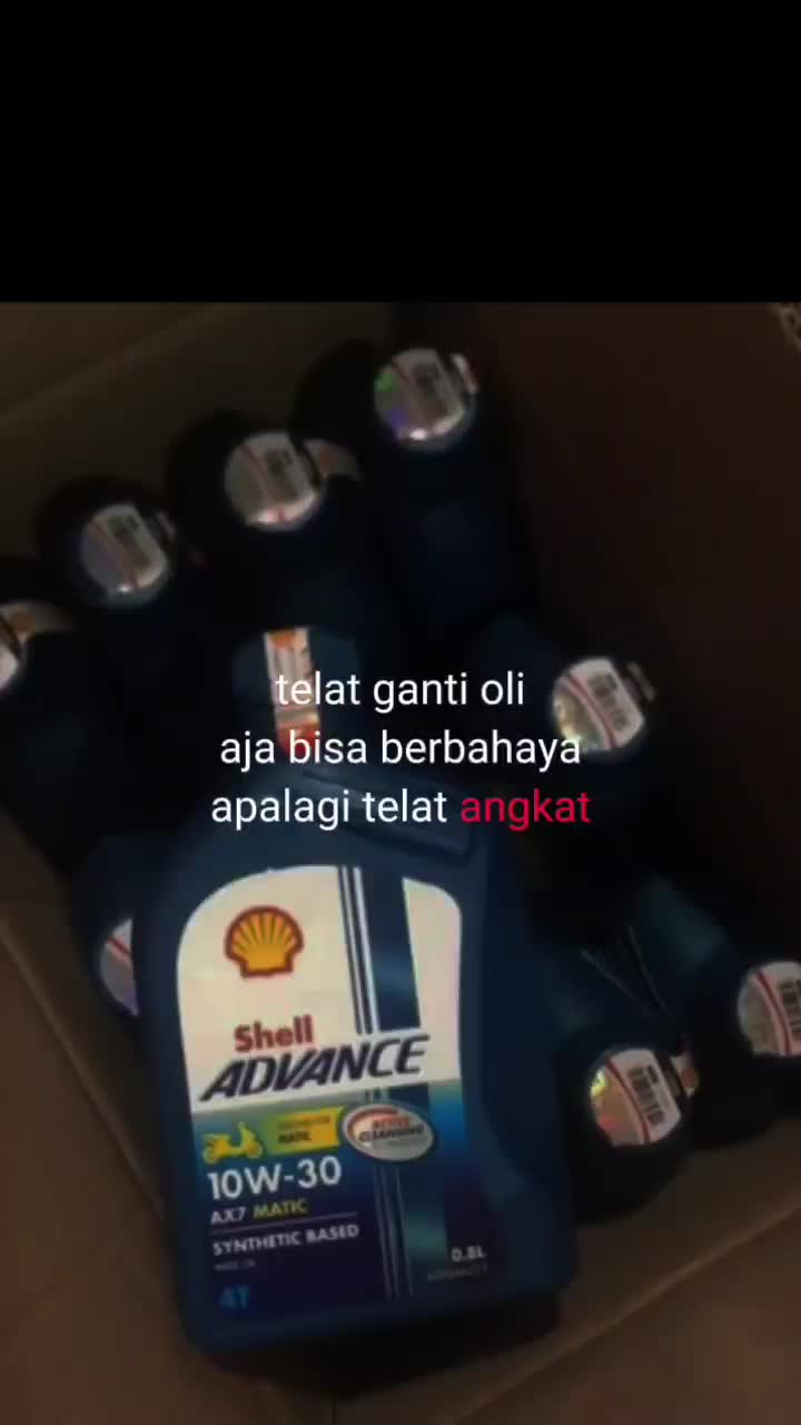OLI MESIN Shell Advance AX7 Scooter 10W-30 (ORIGINAL) Motor