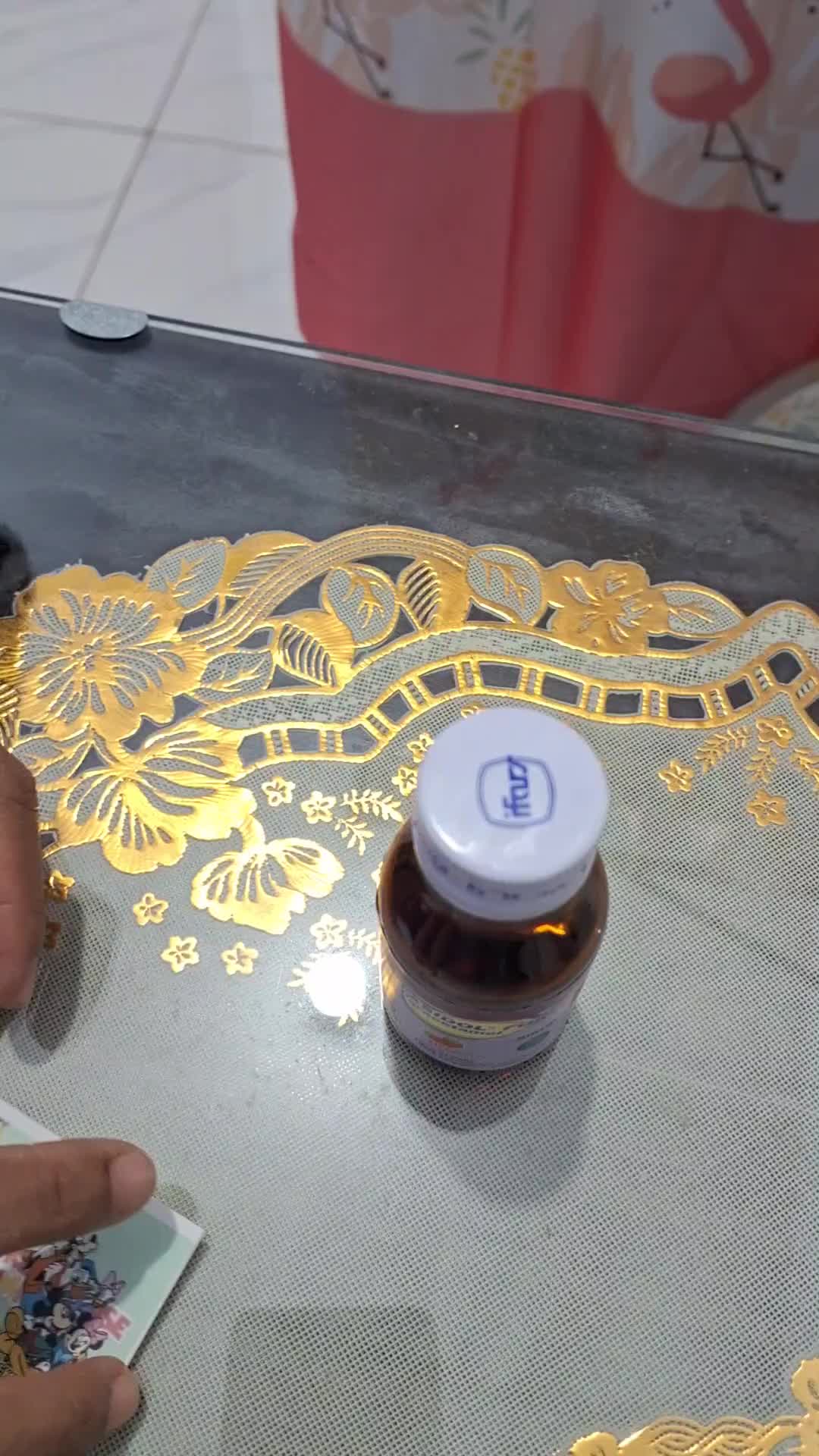 100 pcs Label obat syrup / label obat sirup / stiker obat / stiker obat syrup / stiker obat sirup custom Kertas
