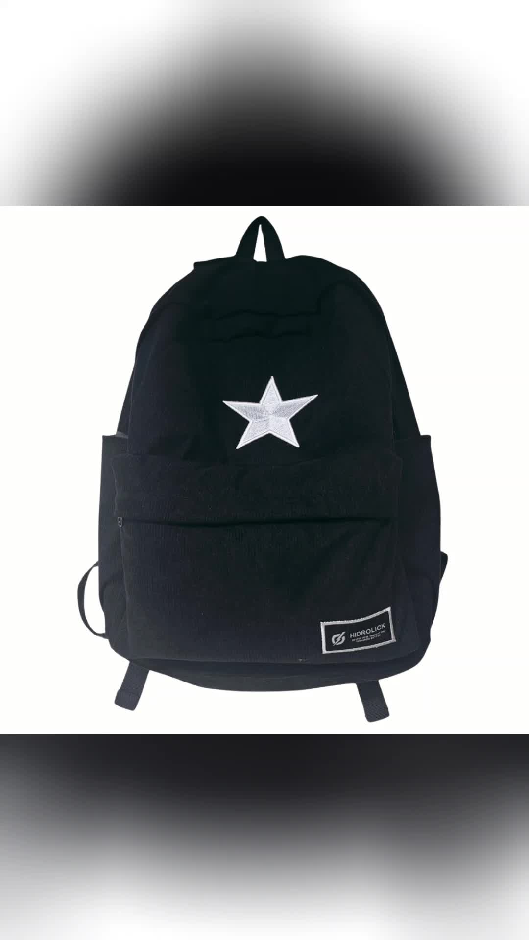 Tas Ransel Pria Tas corduroy Bintang Backpack Pria Wanita Tas Laptop Tas sekolah & Kuliah dengan Jahitan Double Bartek