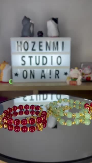 HG012 Gelang 2 Lapis Kacang Hoki Pembawa Rezeki Keberuntungan Chindo Bracelets Hadiah