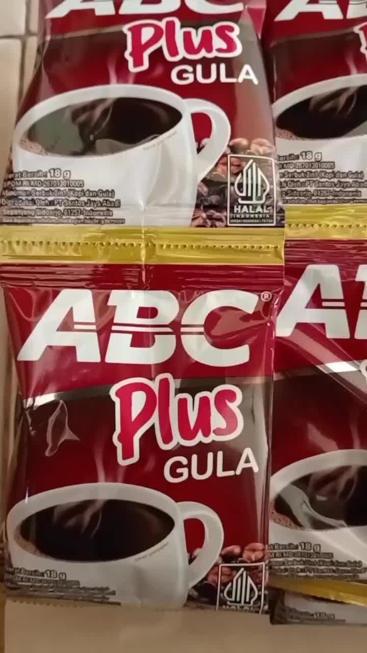 30 PCS KOPI ABC PLUS GULA,RASA NIKMAT,RASA MANTAP