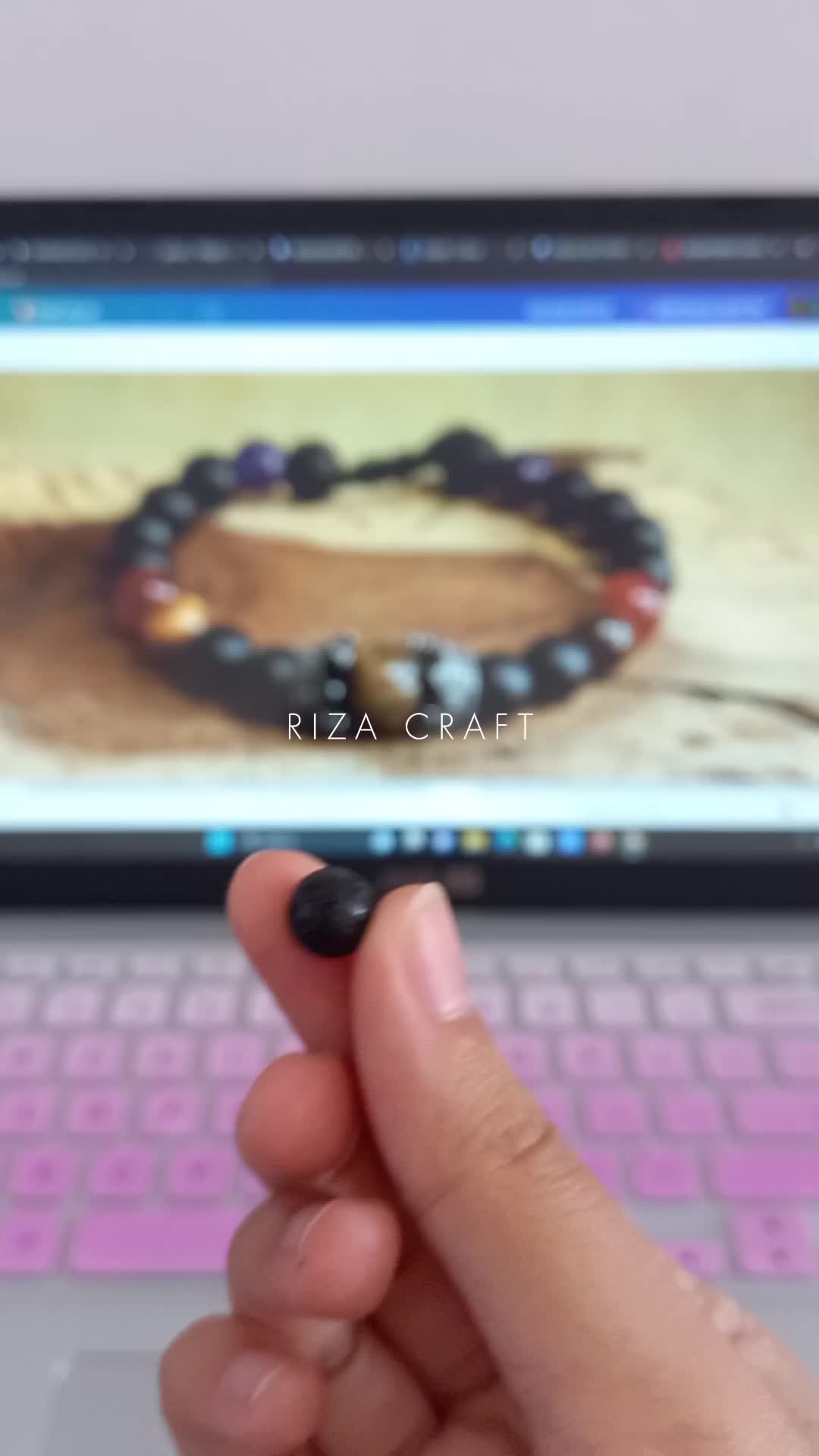 ROJO BRACELET Gelang Afirmasi Positif ASLI untuk Pria Wanita Cowok Cewek Keren