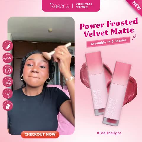 Raecca Power Frosted Velvet Matte [Lip Velvet]