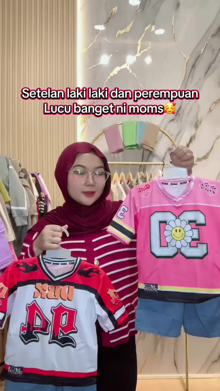 Setelan Jersey Anak Laki-laki Dan Perempuan Usia 1-6 Tahun Kaos Jersey Number Celana Jeans Denim Anak Pakaian Anak Viral Dan Terbaru