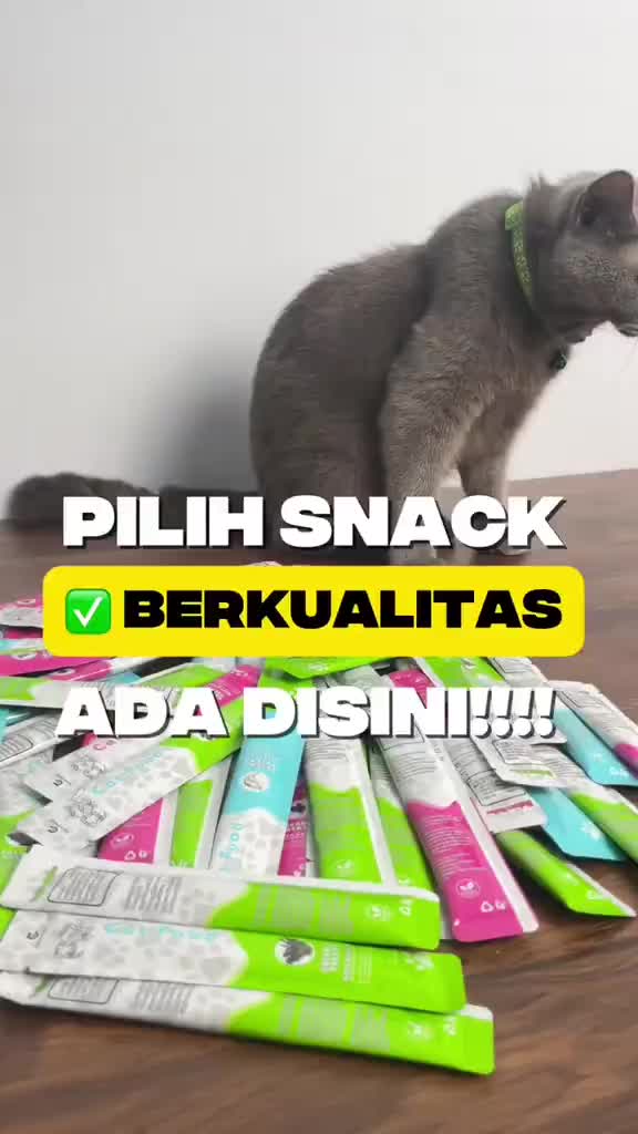 Makanan Kucing-PAKET Snack Creamy Kucing isi 50, 30, 10-Snack Kucing Mix-Catnip Saset-Bonus Snack