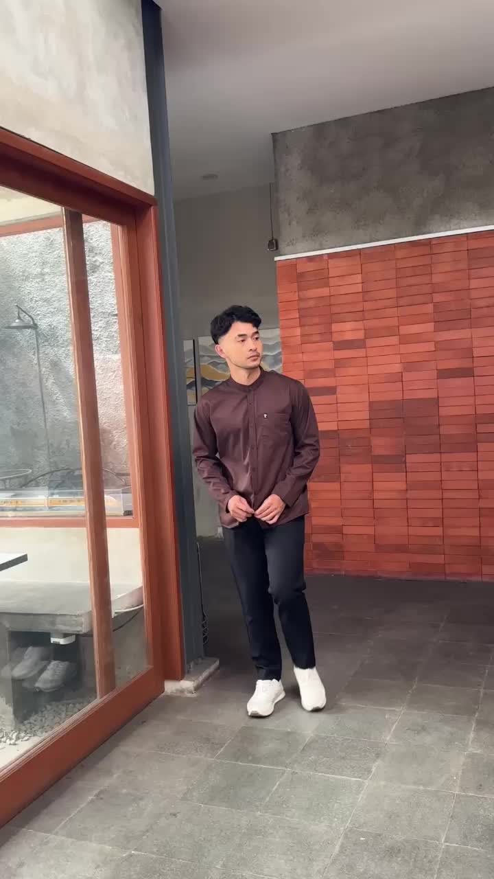BILHIKMA | KEMKO BASIC JAMAL LENGAN PANJANG BROWN